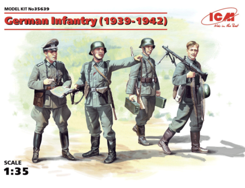 (ICM35639) 1/35 German Infantry (1939-1942)