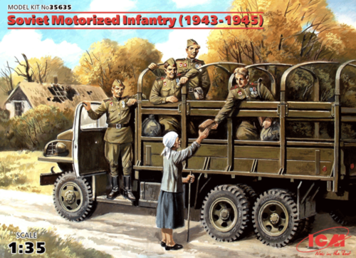 (ICM35635) 1/35 Soviet Motorized Infantry (1943-1945)