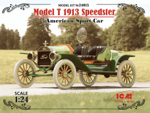 (ICM24015) 1/24 Model T 1913 Speedster American Sport Car