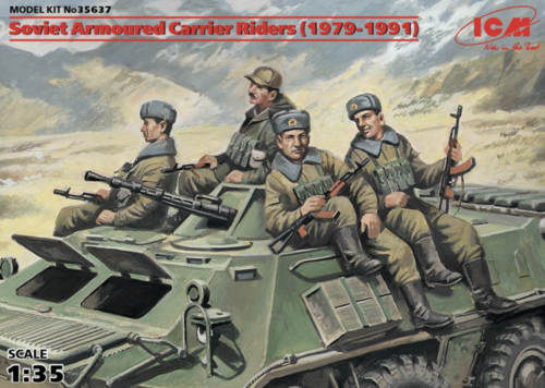 (ICM35637) 1/35 Soviet Armored Carrier Riders (1979-1991)