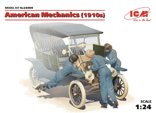 (ICM24009) 1/24 American mechanics (1910s)