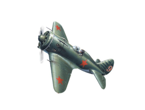 (ICM72072) 1/72 I-16 type 18 WWII Soviet Fighter