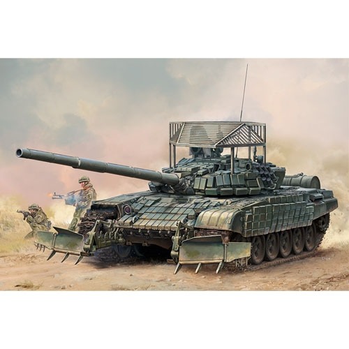 (TRU09609) 트럼페터 1/35 Russian T-72B1 KTM-6 Grating Armour