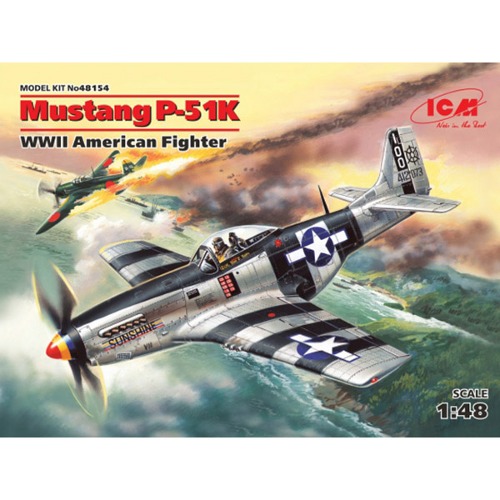 (ICM48154) 1/48 Mustang P-51K WWII American Fighter