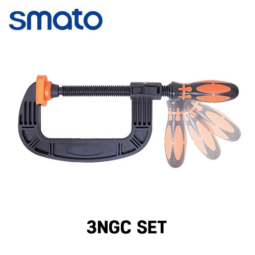 스마토 클램프 목공용만력기 세트 3PCS 2-4인치 3NGC