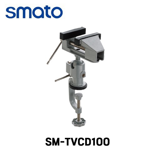 스마토 알루미늄 회전 미니바이스 클램프포함 100mm SM-TVCD100