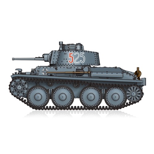 (HB82956) 하비보스 1/72 German Pz Kpfw 38 t Ausf E/F