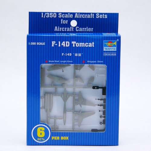 (TRU06220) 트럼페터 1/350 항공모함용 F-14D 톰캣