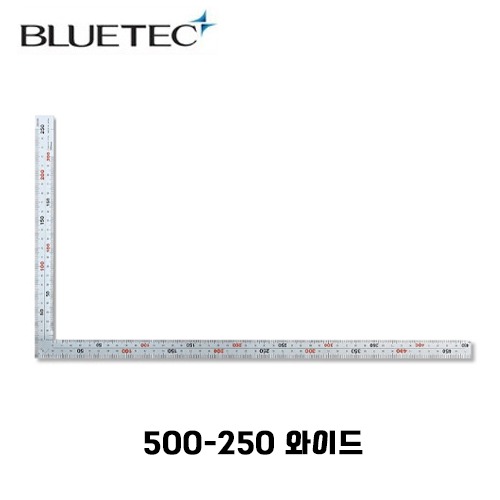 블루텍 직각자 스테인리스 500x250mm 와이드 BJ500-250W