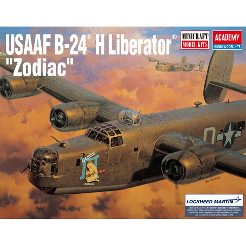 (ACA12584) 아카데미 1/72 미육군항공대 B-24H 리버레이터 조디악