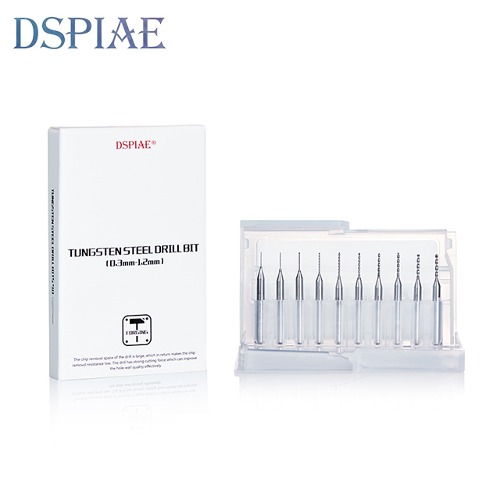 DSPIAE 디스피에 DB-03 텅스텐 드릴 비트 10종 세트 0.3-1.2mm