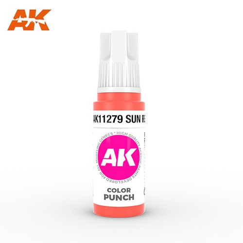 AK 3세대 아크릴도료 AK11279 Color Punch Sun Red 17ml