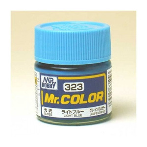 군제 락카 도료 C323 라이트 블루 유광 10ml