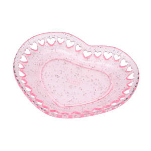 (76652) 타미야 미니어처 식기 하트 접시 핑크 70mm
