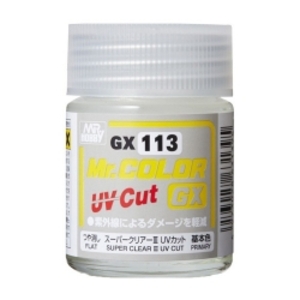 군제 락카 도료 GX113 슈퍼클리어III UV CUT 무광 코팅 마감제 18ml