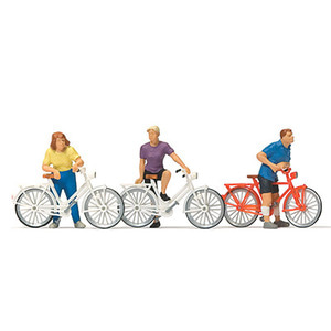 (FSP10637) 프레이저 1/87 자전거 타는 사람들
