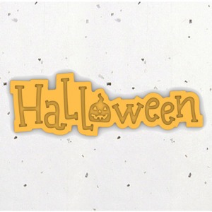Halloween 할로윈글자 - 3D쿠키커터 모양틀 쿠키틀 스탬프 쿠키만들기 떡케이크
