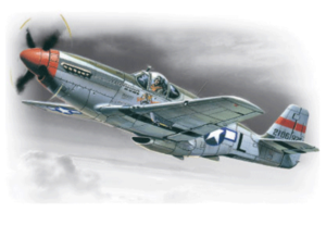 (ICM48121) 1/48 Mustang P-51C WWII American Fighter