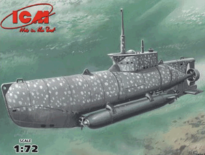 (ICMS006) 1/72 U-Boat Type XXVIIB Seehund (early) WWII German Midget Submarine