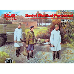 (ICM35551) 1/35 Soviet Medical Personnel (1943-1945)