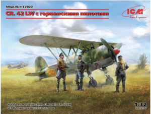 (ICM32022) 1/32 CR. 42 LW with German Pilots