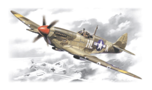 (ICM48065) 1/48 Spitfire Mk.VIII WWII USAAF Fighter
