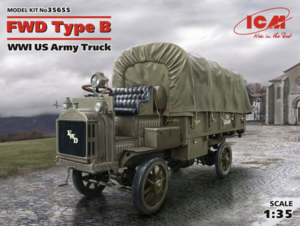(ICM35655) 1/35 FWD Type B WWI US Army Truck