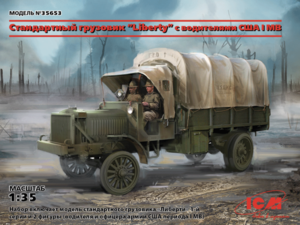 (ICM35653) 1/35 Standard B Liberty with WWI US Drivers