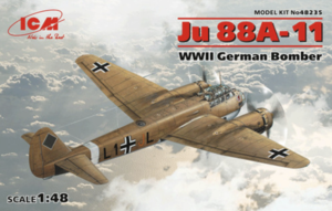 (ICM48235) 1/48 Ju 88A-11 WWII German Bomber