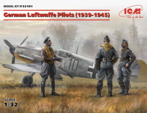 (ICM32101) 1/32 German Luftwaffe Pilots (1939-1945) (3 figures)