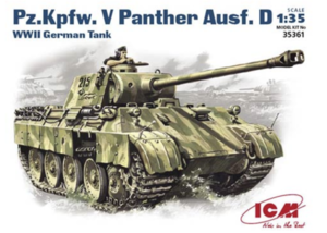 (ICM35361) 1/35 Pz.Kpfw.V Panther Ausf.D WWII German Tank