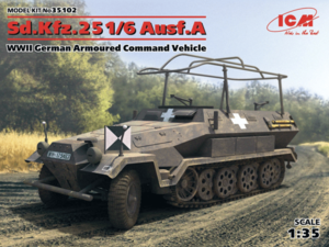 (ICM35102) 1/35 Sd.Kfz.251/6 Ausf.A WWII German Armoured Command Vehicle