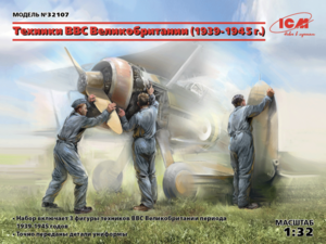 (ICM32107) 1/32 WWII British Ground Personnel (1939-1945)