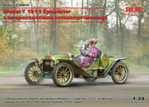 (ICM24026) 1/24 Model T 1913 Speedster with American Sport Car Drivers