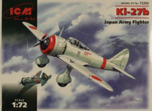 (ICM72202) 1/72 Ki-27b Japan Army Fighter