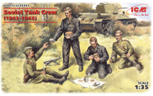 (ICM35351) 1/35 Soviet Tank Crew (1943-1945)
