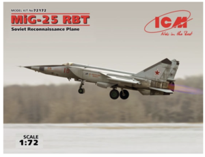 (ICM72172) 1/72 MiG-25 RBT Soviet Reconnaissance Plane