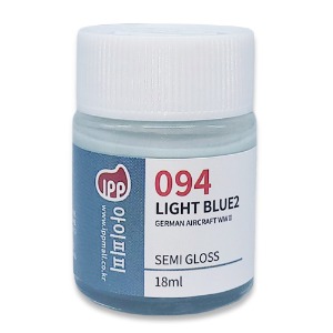 아이피피IPP 락카 도료 IPP-094 라이트 블루2 반광 18ml