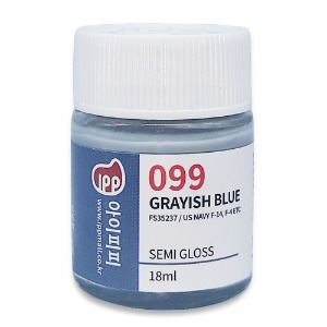 아이피피IPP 락카 도료 IPP-099 그레이쉬 블루 반광 18ml