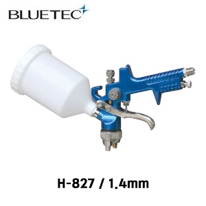 블루텍 에어스프레이건세트 친환경 저압 에어브러시 도료컵 H-827(1.4mm)