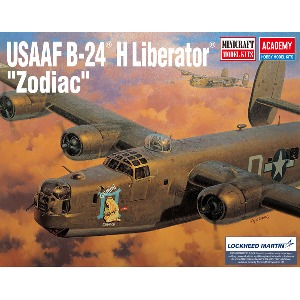 (ACA12584) 아카데미 1/72 미육군항공대 B-24H 리버레이터 조디악